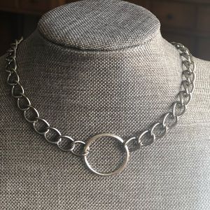 Metal Circle Chain Choker